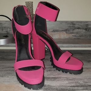 Pink Platform Heel